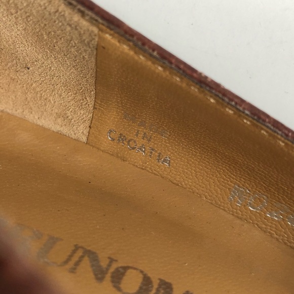 Bruno Magli Brown Suede Mary Jane Heeled Shoes 6 - Picture 11 of 14